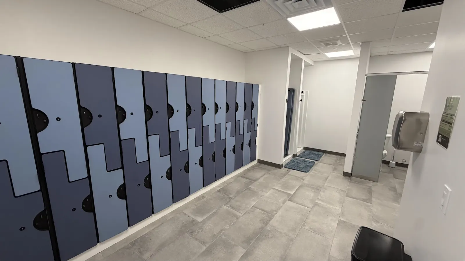 Men's changing facilities at VIA Jiu Jitsu Academy