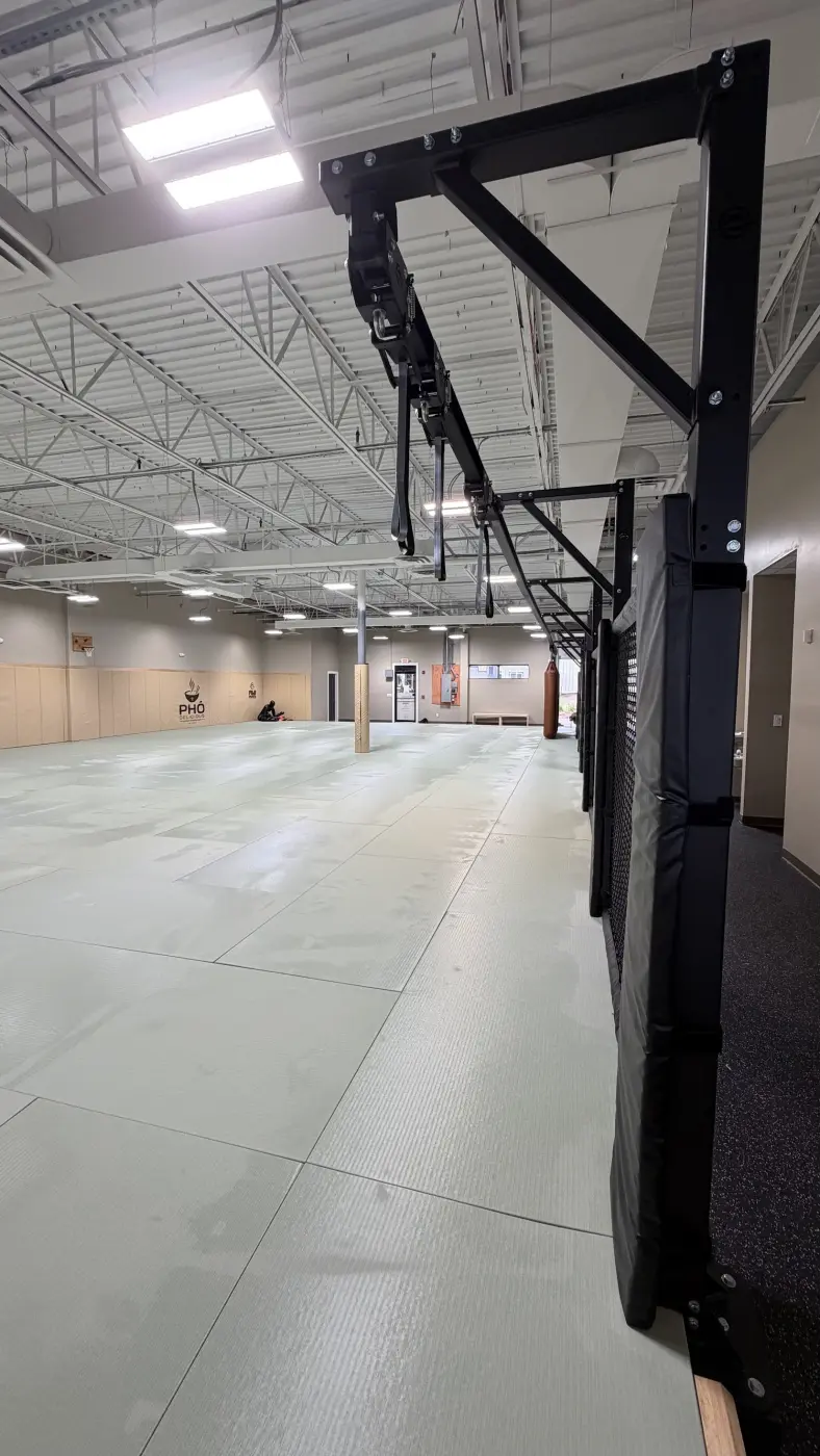 Training area at VIA Jiu Jitsu Academy